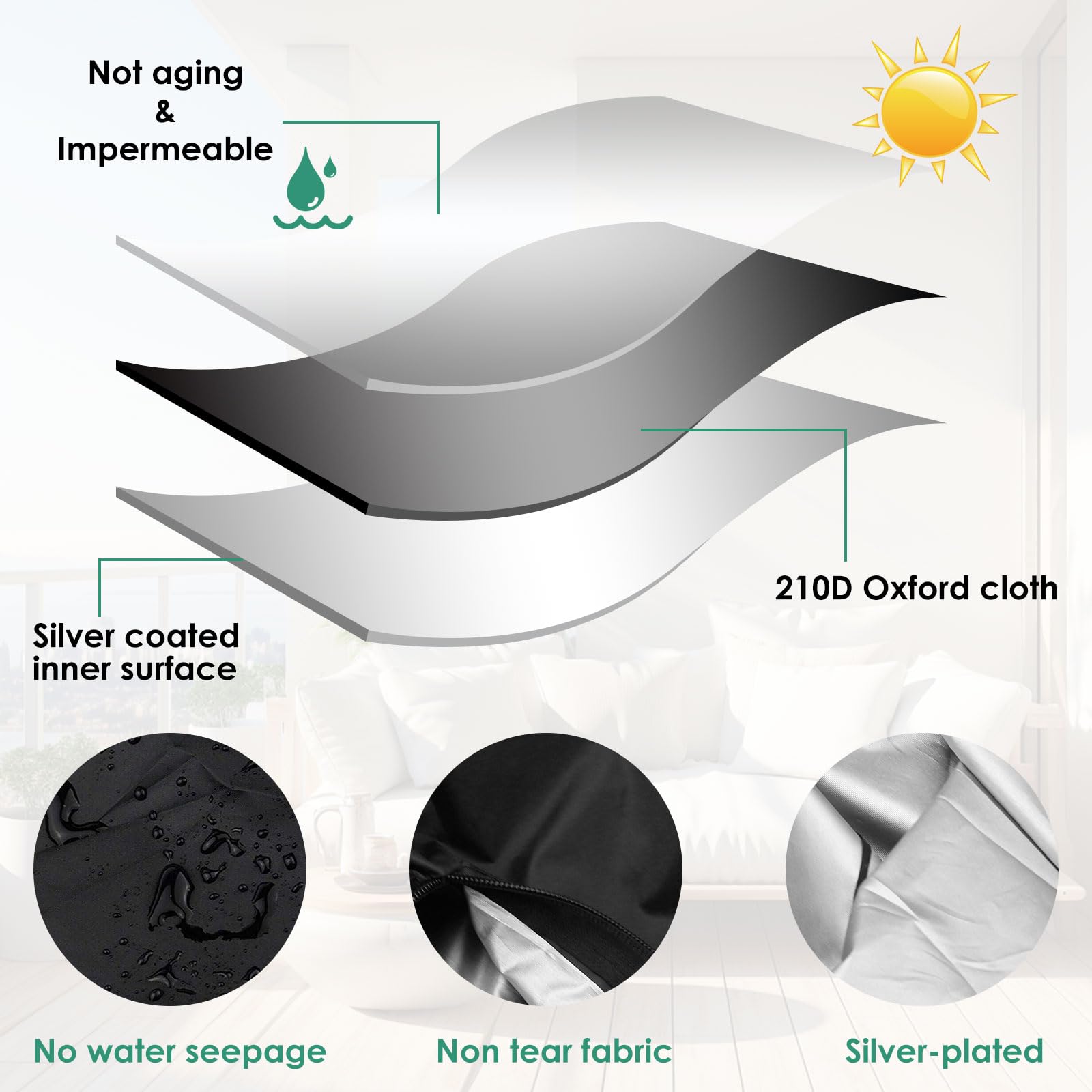 TMWEFUSC bag folds flat for easy storage when not in use.