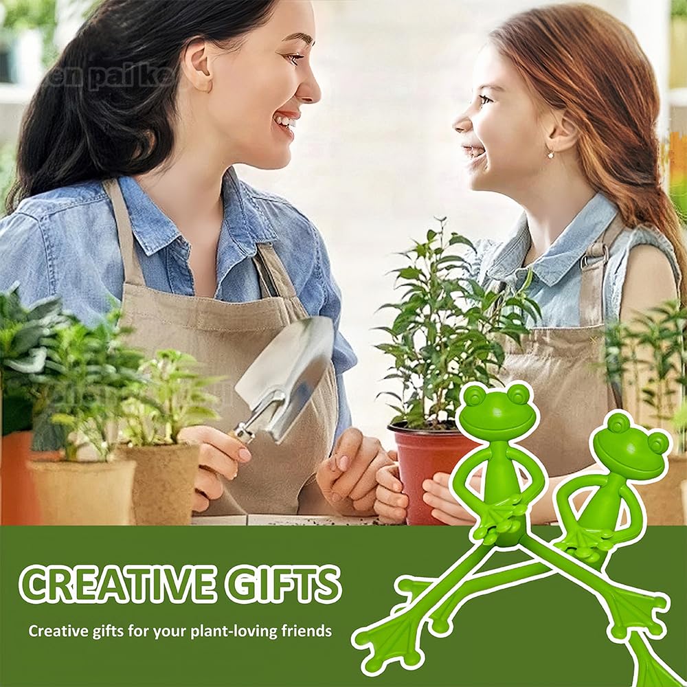 TNDCKP frog plant hugger clip on pot demonstrates space-saving attachment