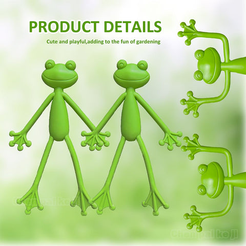 TNDCKP frog plant stand clip closeup highlighting durable outdoor-ready material