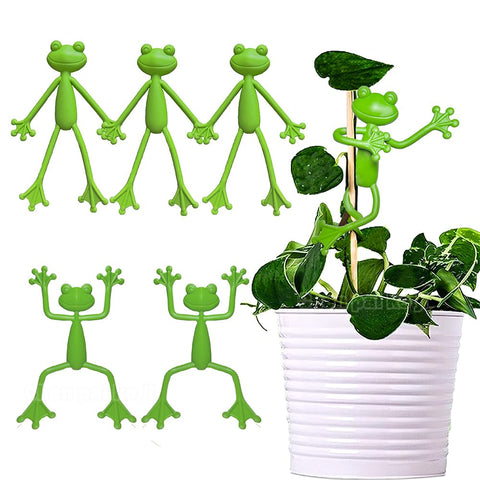 TNDCKP frog plant stand clips package showing upright support for climbing plants