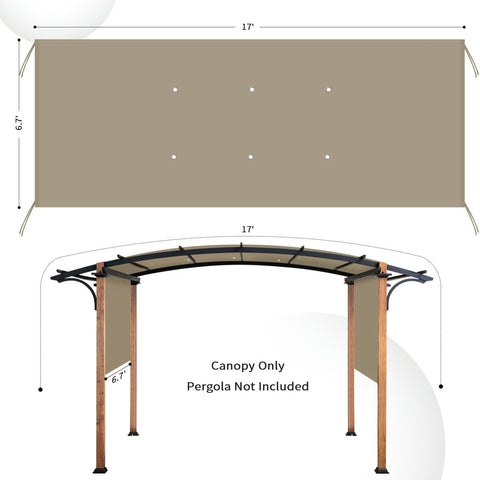 Tngan pergola canopy offers waterproof shade for outdoor dining