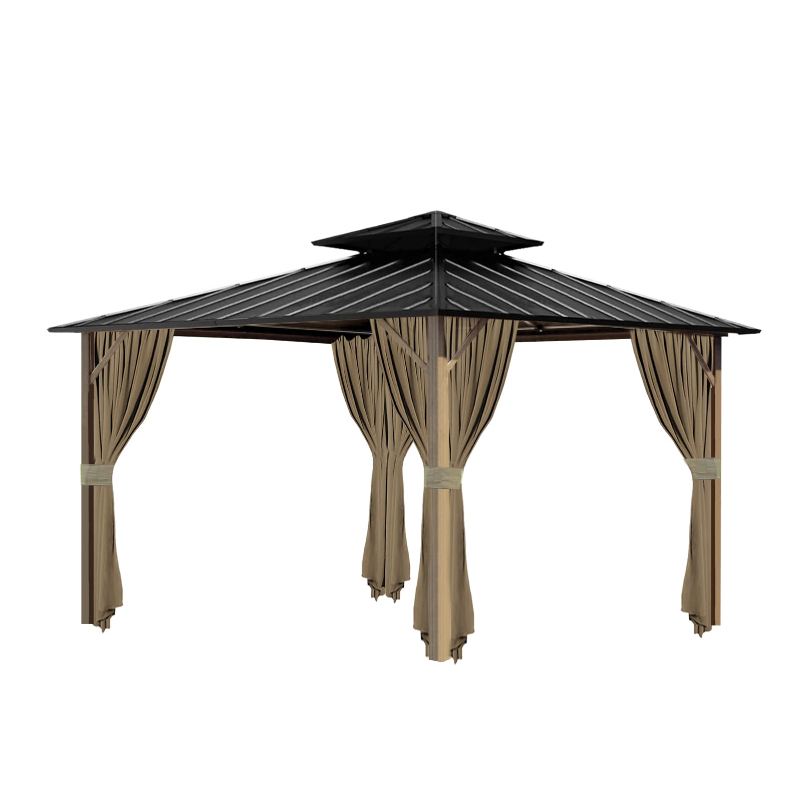 Tngan UV resistant outdoor curtains protect furniture and color