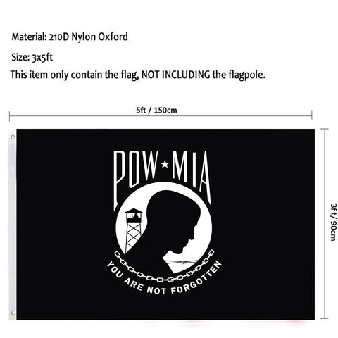 tnpun Mia Pow Flag versatile for indoor and outdoor display in various settings