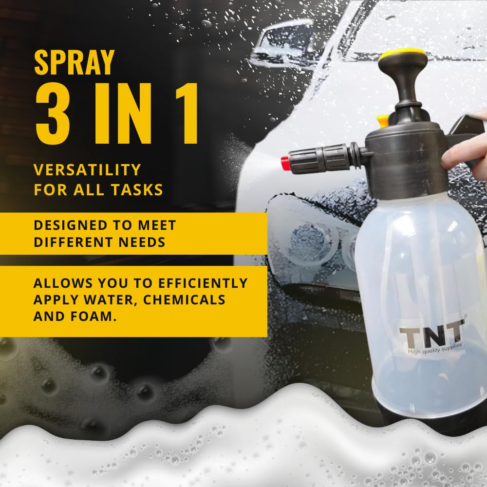 TNT Pump Sprayer two-nozzles setup for versatile spraying