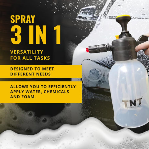 TNT Pump Sprayer two-nozzles setup for versatile spraying