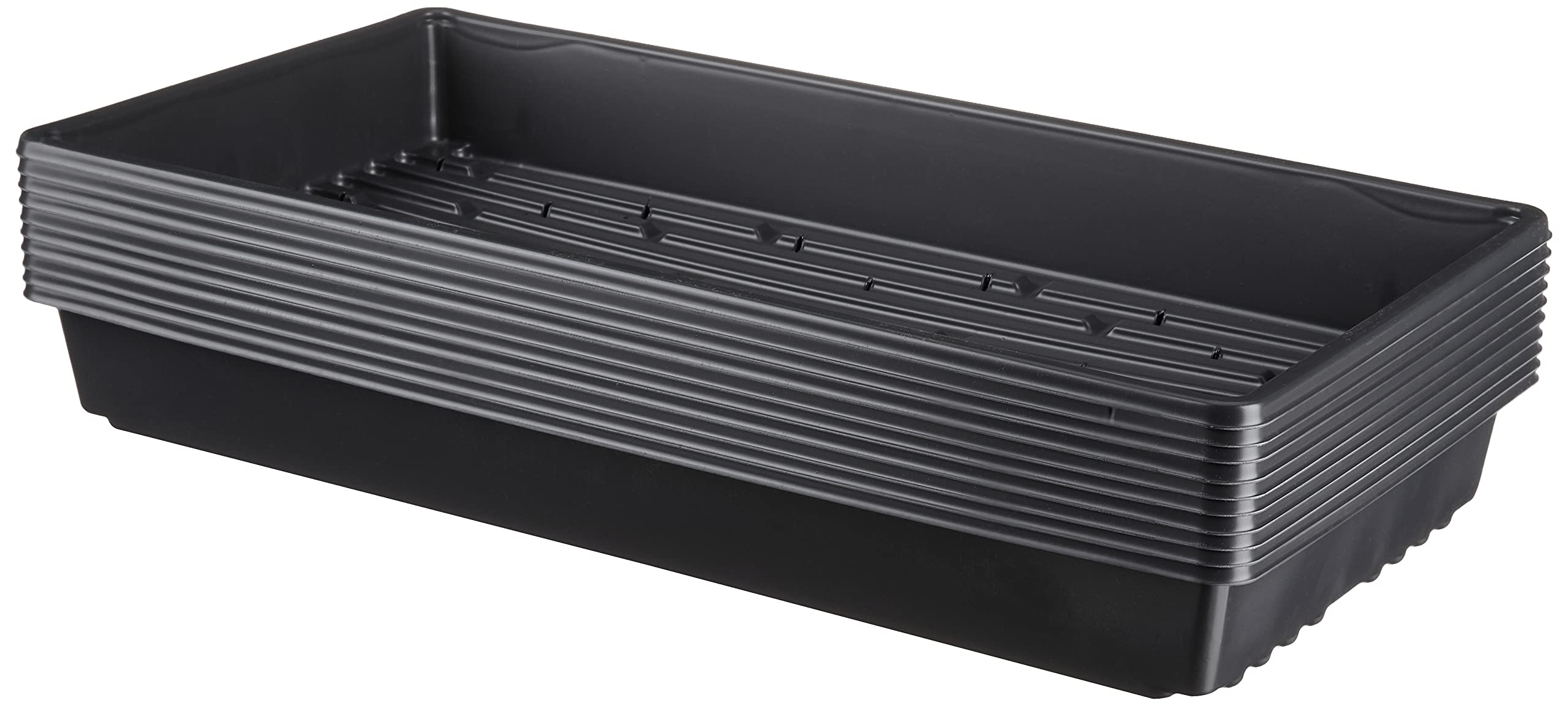 TO Plastics 1020 tray holes illustrate moisture control for microgreens