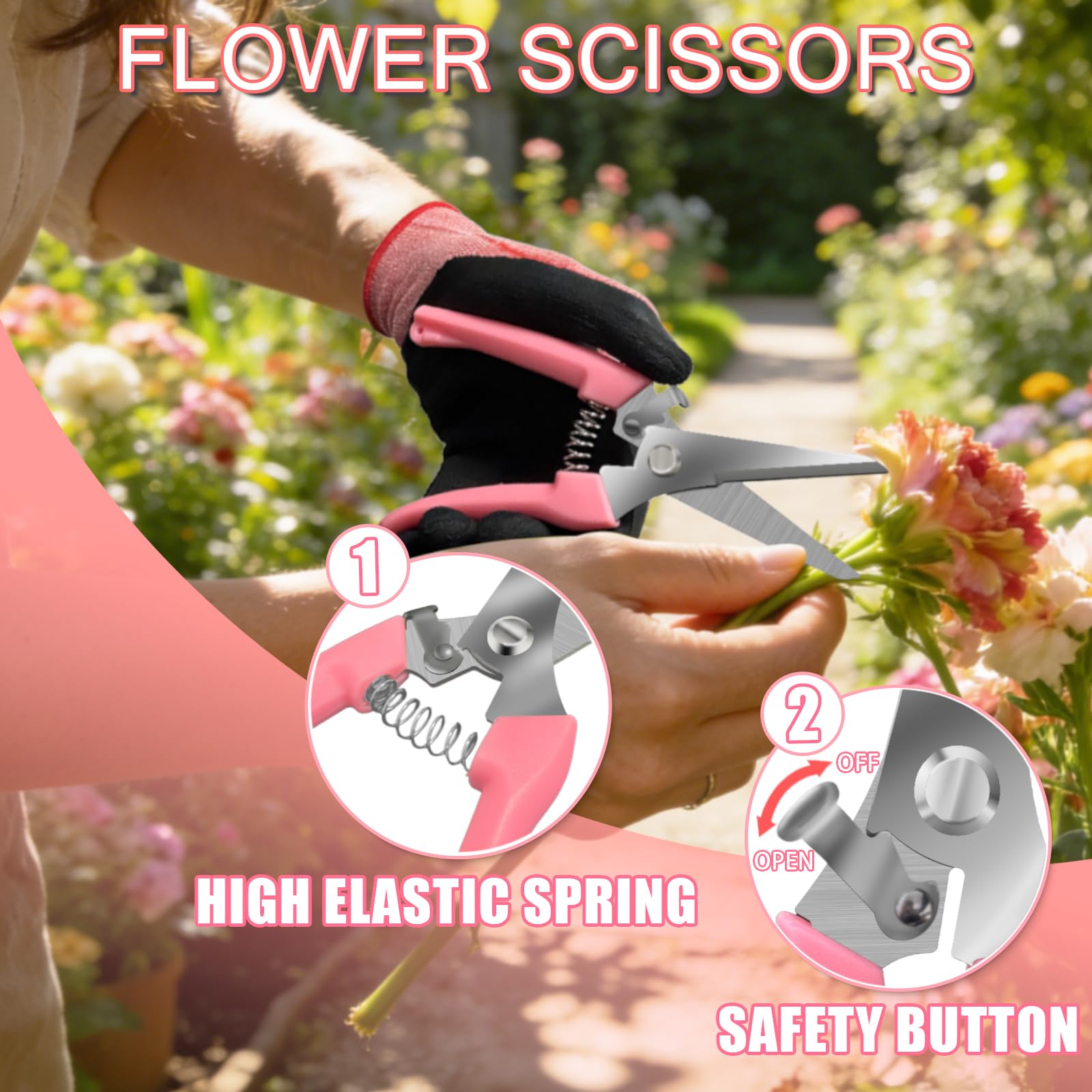 TOAINRSI floral tape rolls multi color 6pk secure wrapping