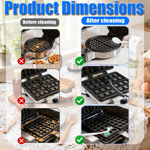 TOAINRSI waffle-maker cleaning anti-static brush helps limit dust on electronics