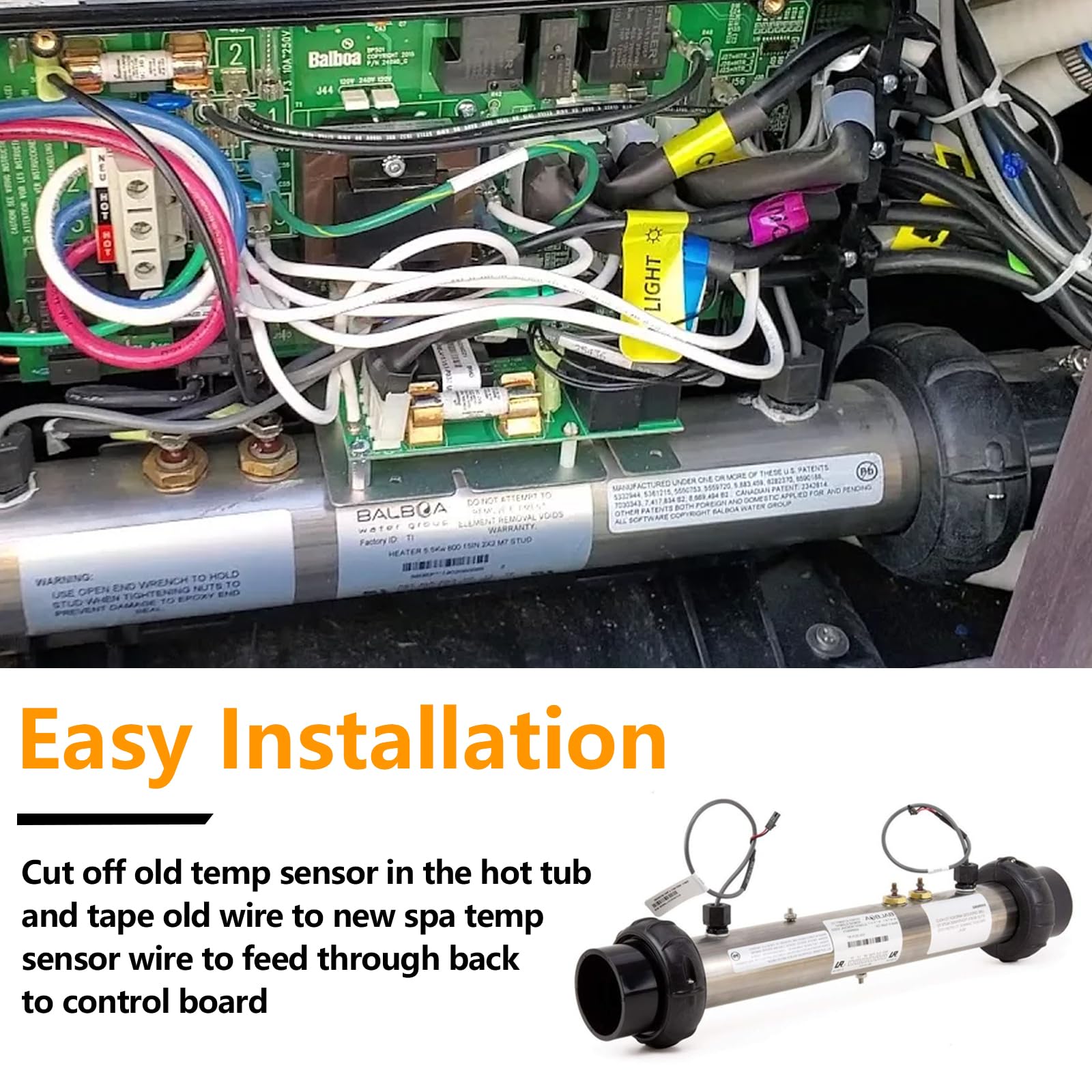Tobaiwind easy-install hot tub sensor replacement for quick setup.