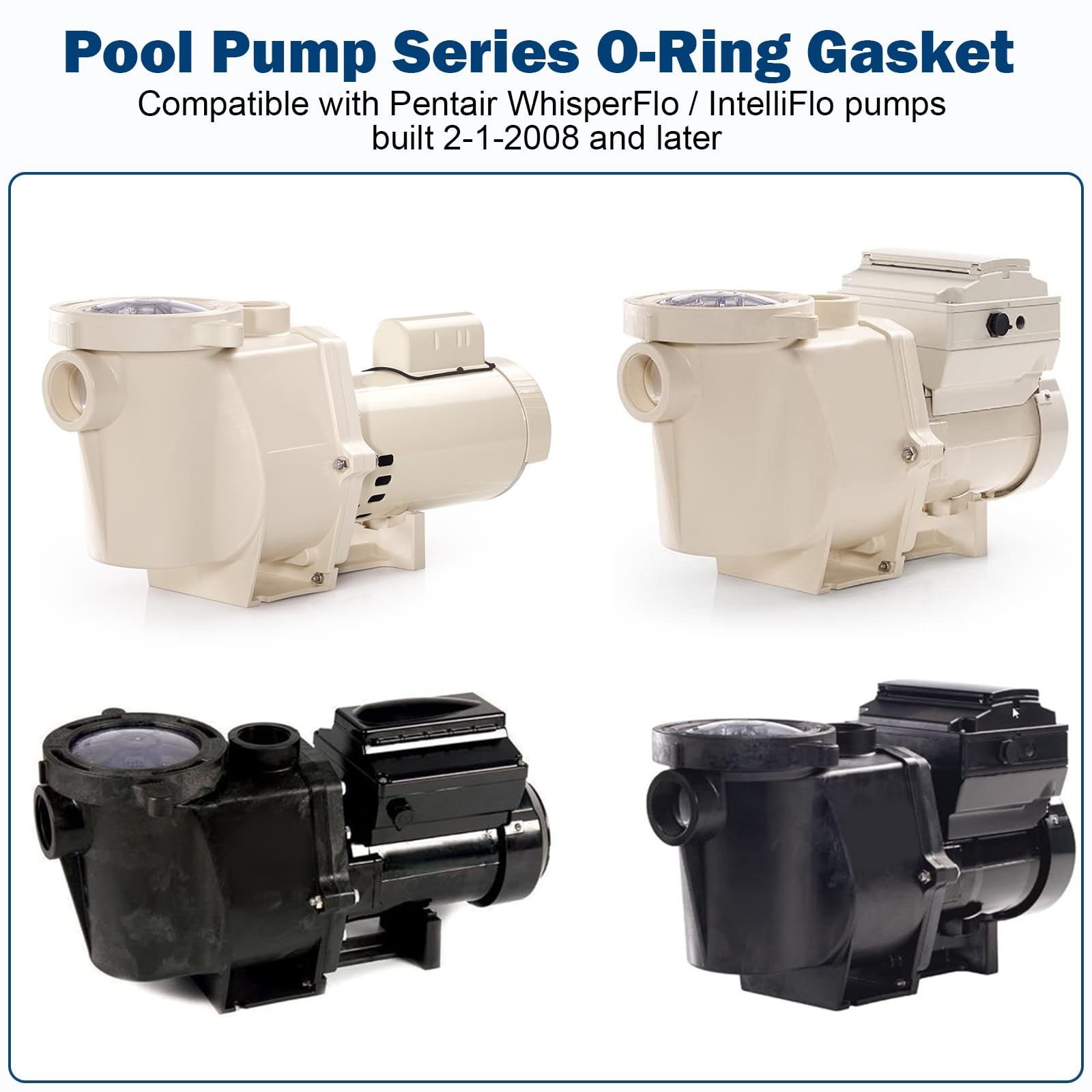 Drain plug O-rings included in Tobaiwind Pentair kit for leak prevention