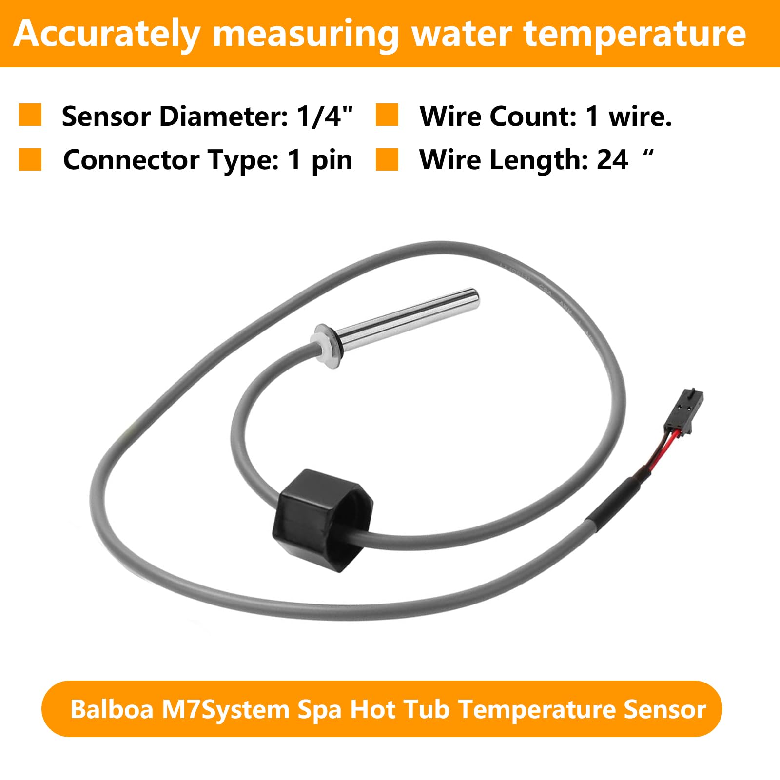 Tobaiwind waterproof connector promotes leak-free sensor setup.
