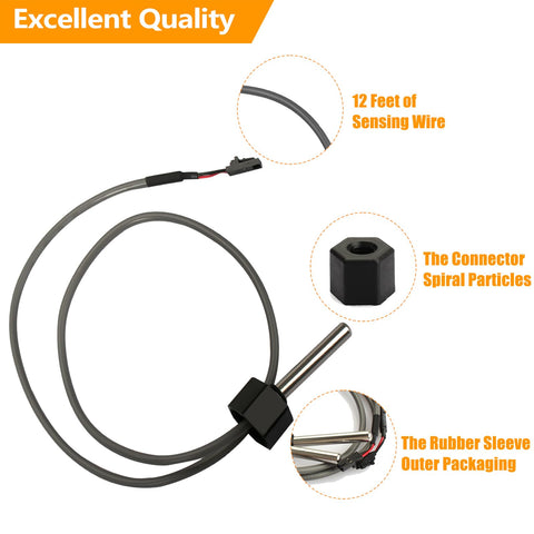 Tobaiwind 12 ft sensing wire ensures flexible sensor placement.