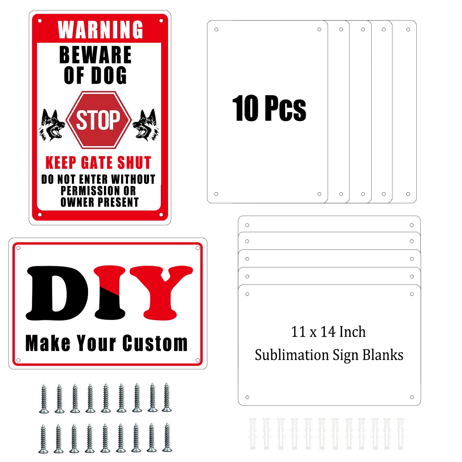 ToBeAce sublimation metal sign blank 11x14 with glossy coating for durable prints
