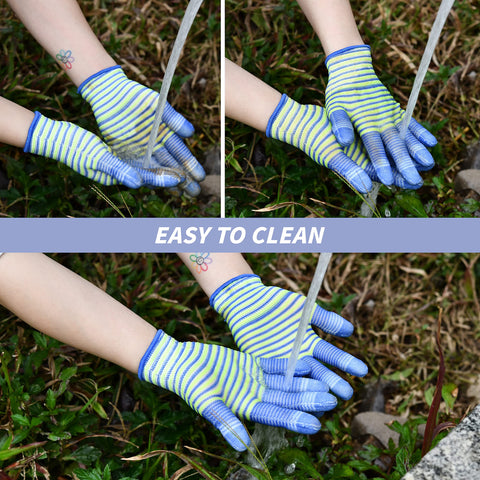 TOBEHIGHER durable polyester knit supports flexible work across gardening tasks