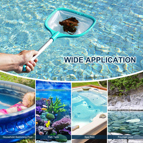 TOBEHIGHER Wide cleaning surface speeds up pool maintenance