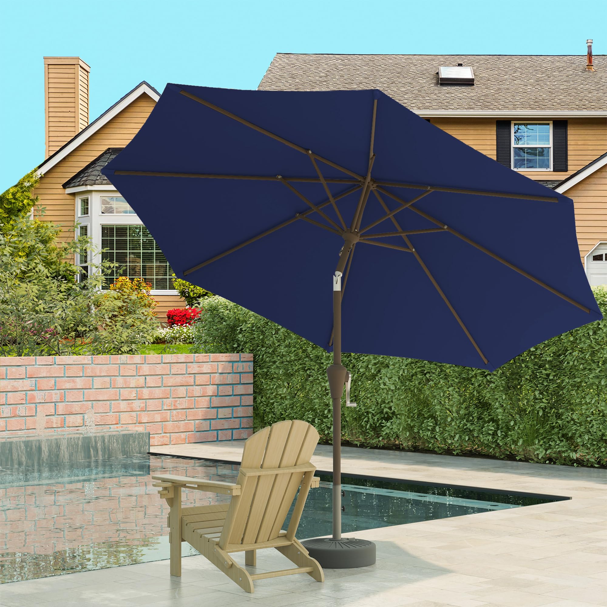 Tobeos base not included; compatible with standard outdoor bases.