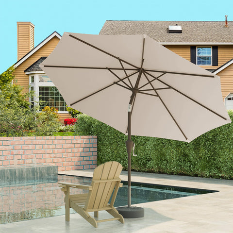 Tobeos 10-foot canopy offering spacious shade for dining or lounging
