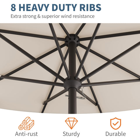 Tobeos UV-protected waterproof canopy shading sun and rain by the pool