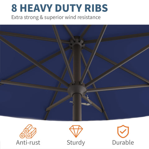Tobeos UV-protected fabric provides sun and water resistance.