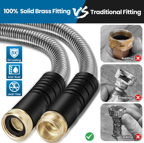 Tocebe garden hose expandable length for large-area watering