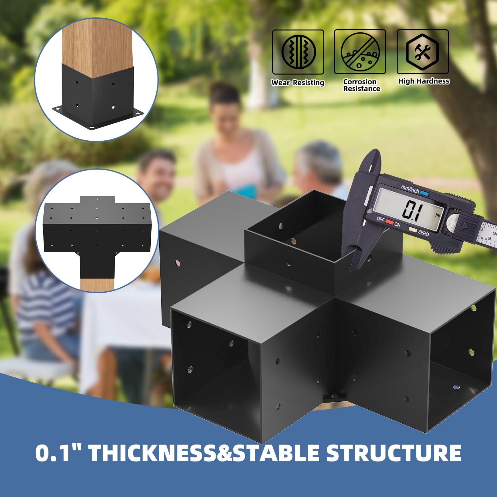 TOCRETOARE brackets suitable for pergolas, gazebos, patios