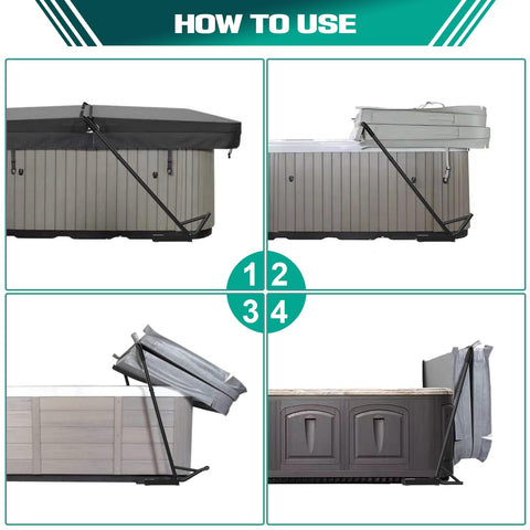 TOCRETOARE spa cover lift heavy-duty-hardware delivers strong performance in harsh climates