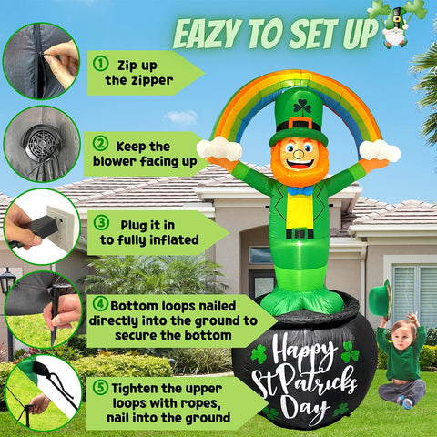 TOCZIM easy inflate and deflate for fast storage after the celebration.