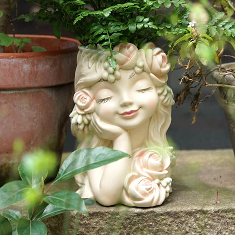 Togestar rose-detail resin sculpture adds delicate petals as a decorative focal point.