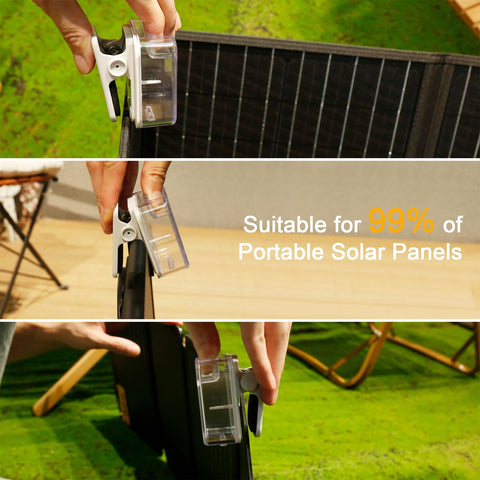 Togo Power Solar Angle Guide tilt adjustment achieving near 90 degrees