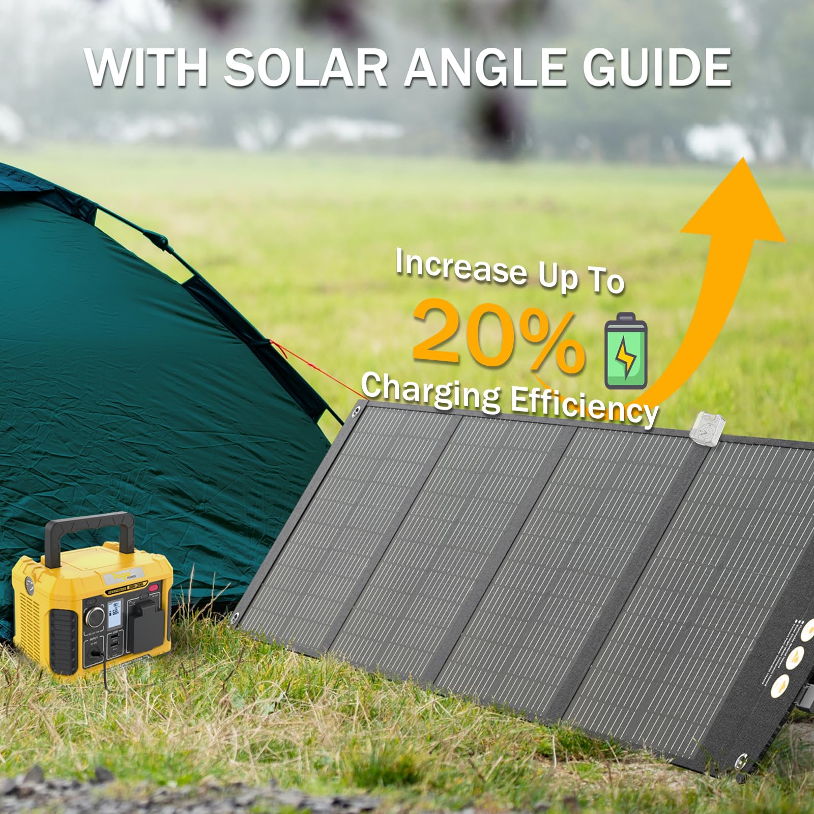 Togo Power Solar Angle Guide UV-resistant acrylic for durable outdoor use