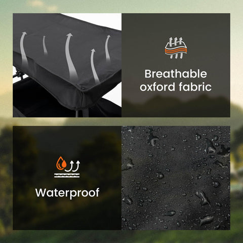 TOHARA heavy-duty 600D Oxford fabric canopy resists tearing.