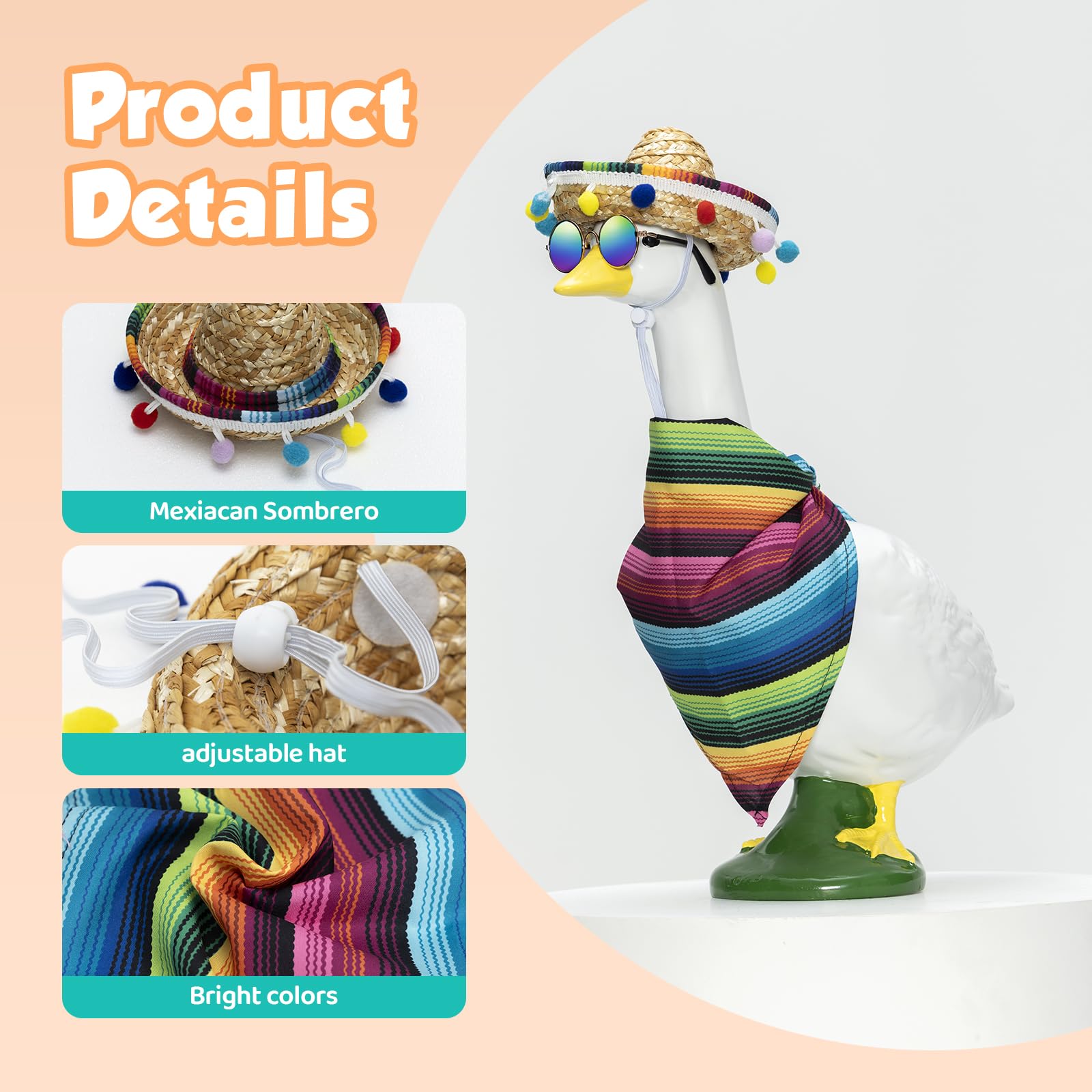 TOHARA yellow raincoat goose outfit with umbrella ideal for rainy yard days.
