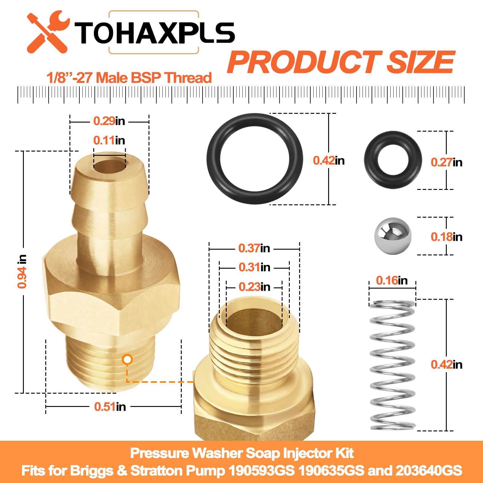 TOHAXPLS compatible pumps FAIP and Himore for broad fit.