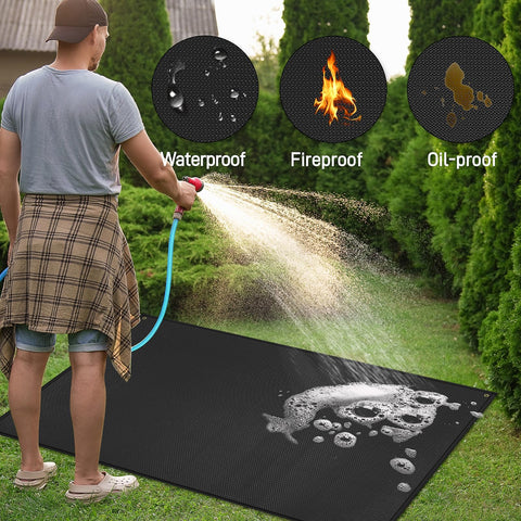 TOHONFOO oilproof surface is easy to wipe clean after grilling.