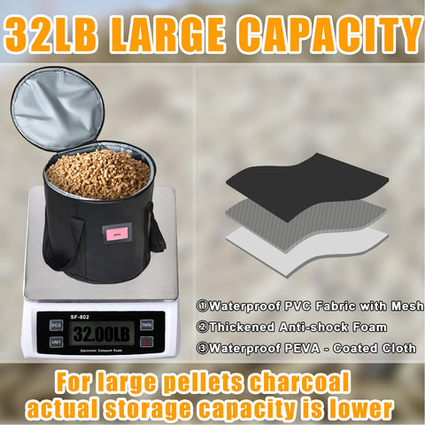 TOHONFOO space-saving foldable design fits under grills for compact storage.
