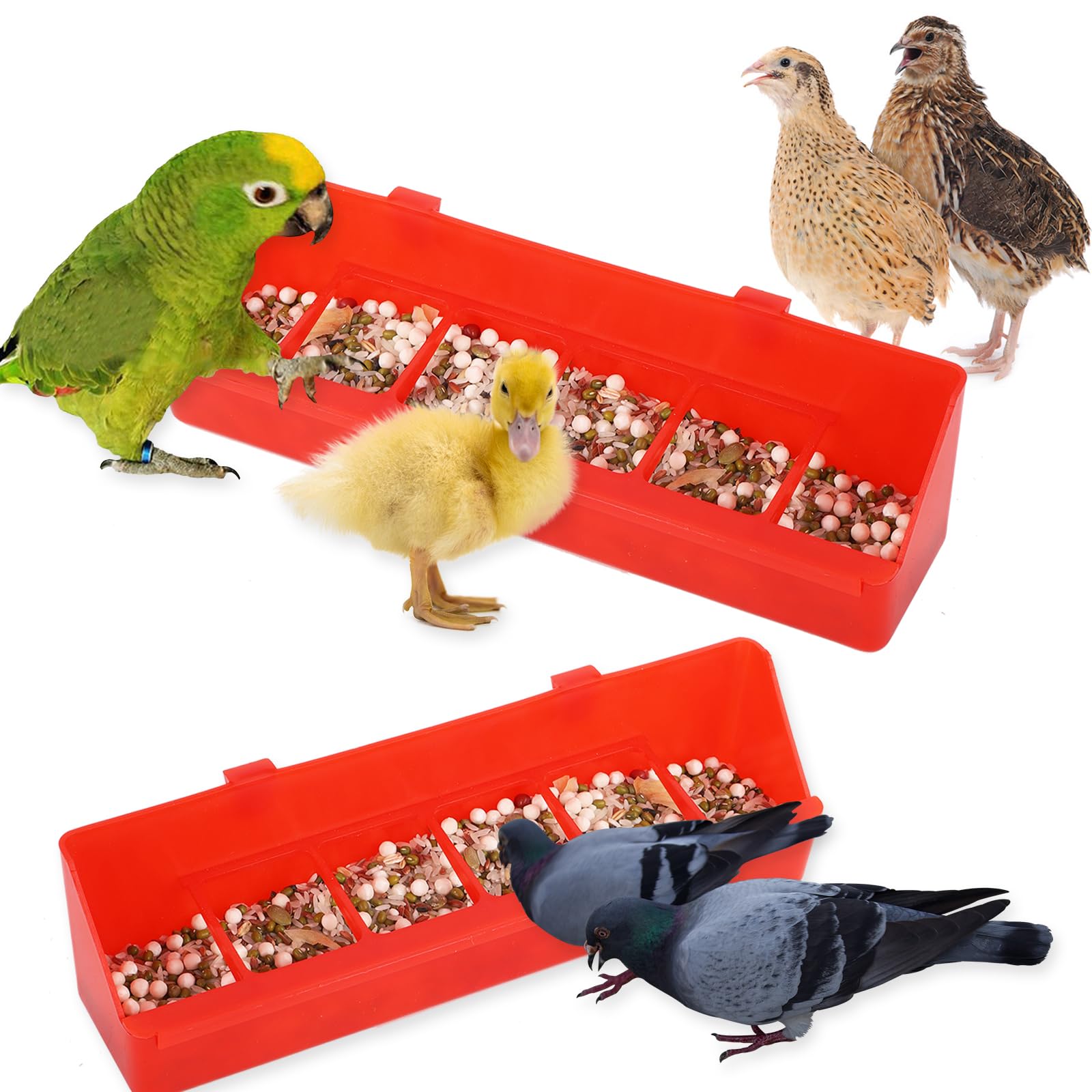 TOHONGADON poultry feeder assembly kit for versatile bird setups.