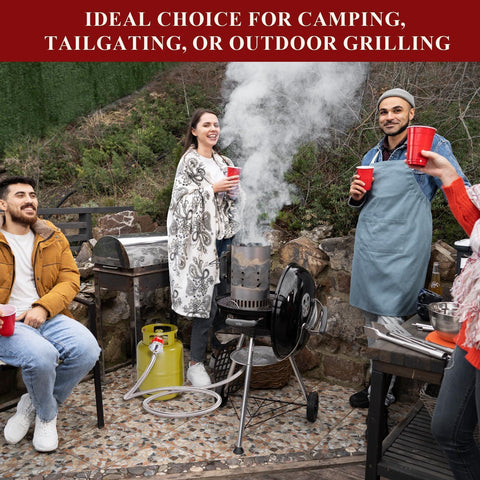 TOHONGADON versatile regulator fits grills heaters and fire pits for outdoor use