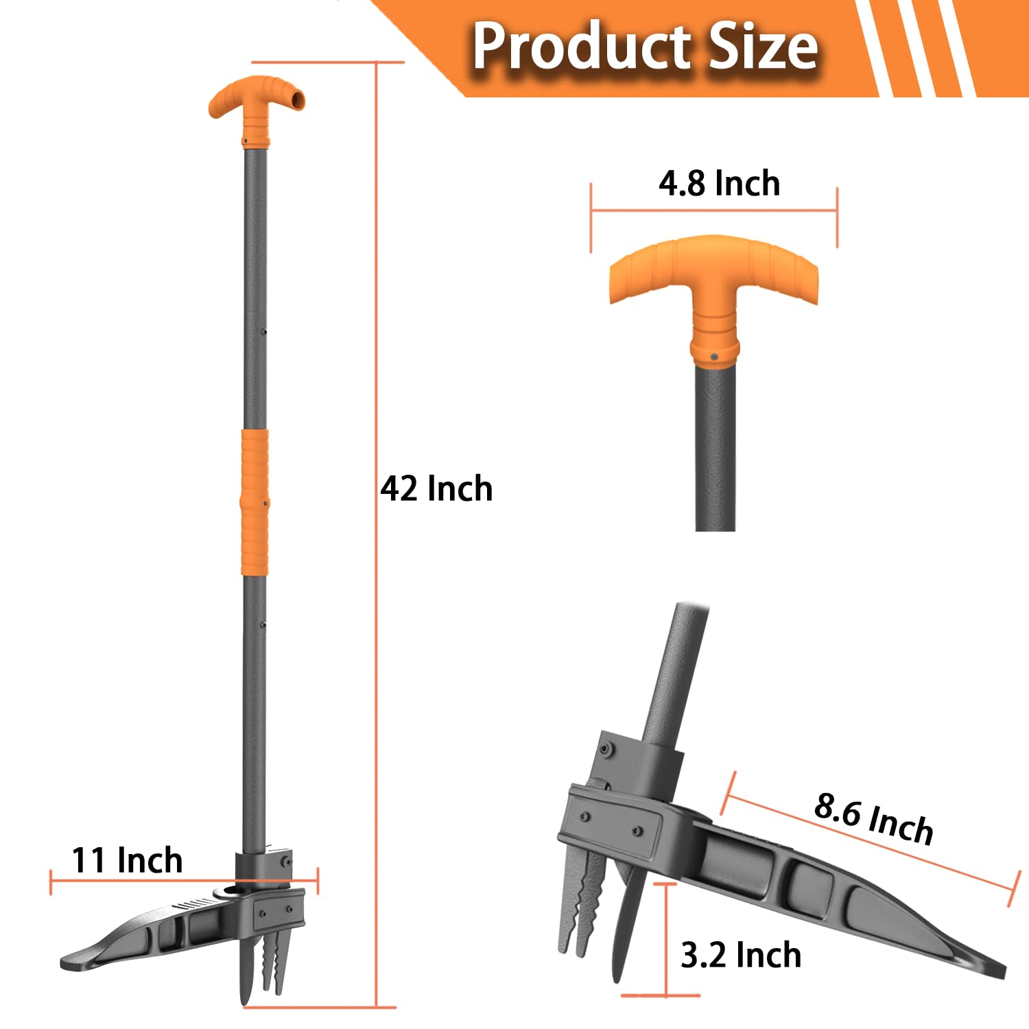 Toiclebor durable iron weed puller for long-lasting garden maintenance.