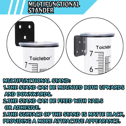 Toiclebor hanging bracket enables simple tool-free installation on fences or garden structures