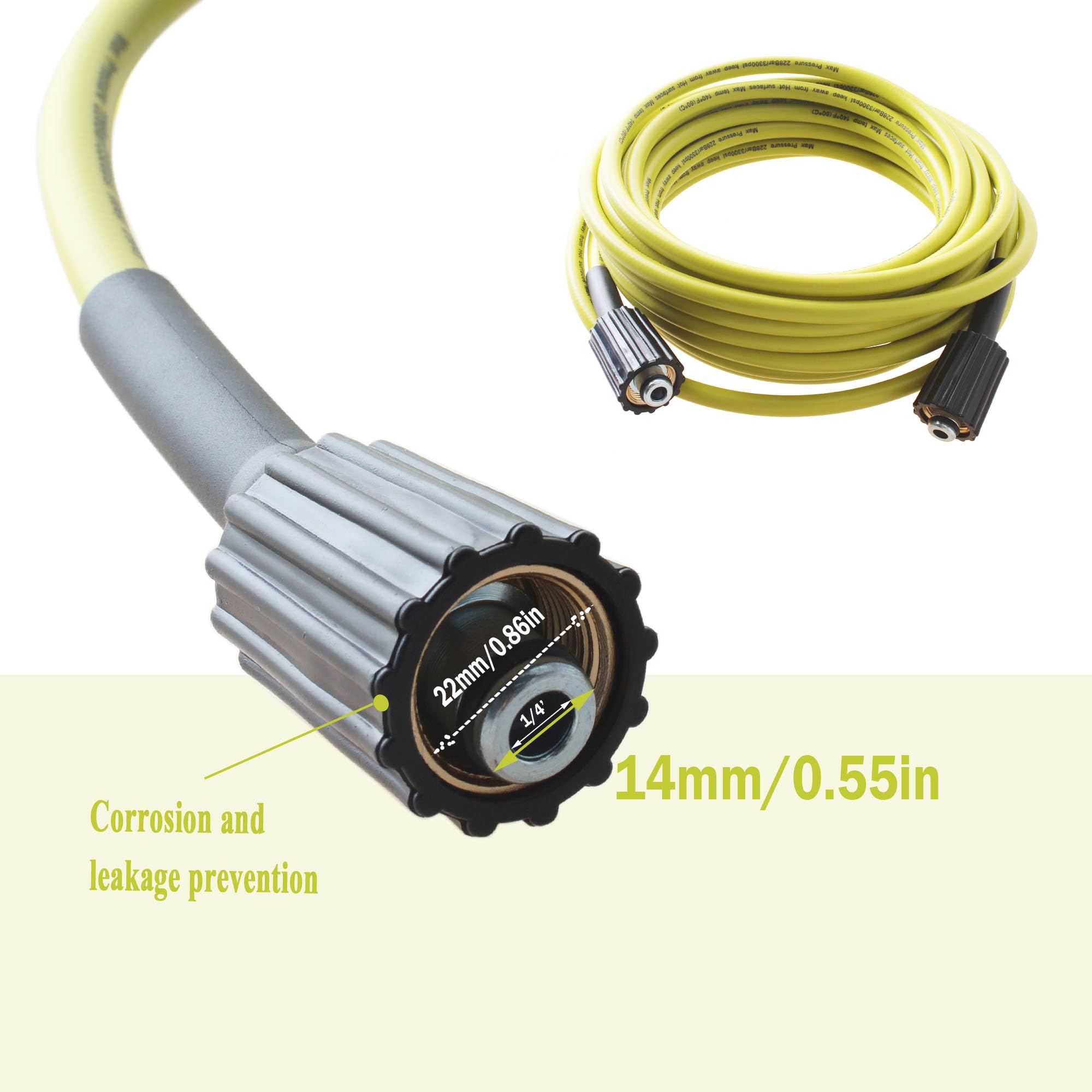 TOKDOOT durable hose reduces twisting and leaks during heavy-duty tasks.