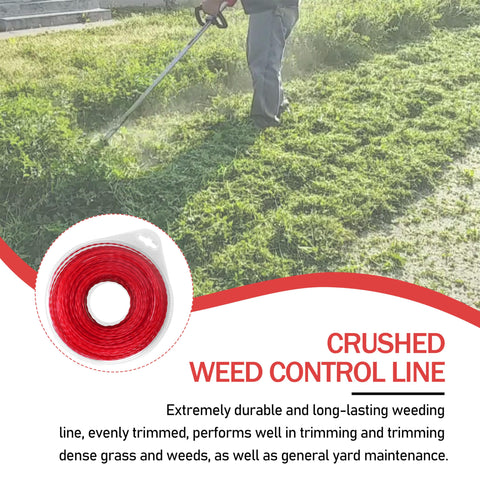 TOKDOOT red twisted line reduces vibration during trimming.