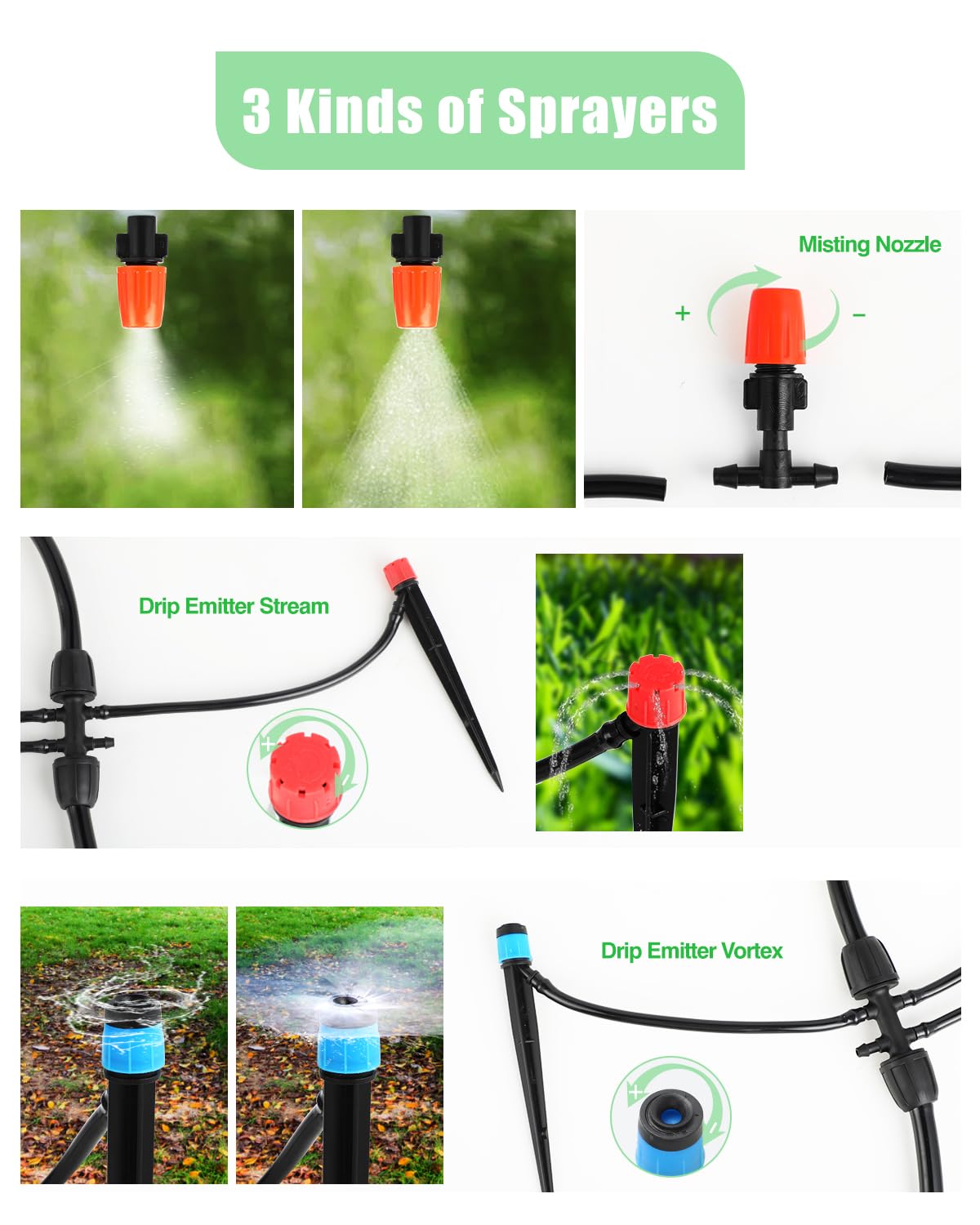 Tokidot main hose 30ft supports scalable yard irrigation layouts.
