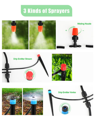 Tokidot main hose 30ft supports scalable yard irrigation layouts.