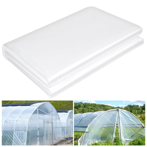ToLanbbt clear greenhouse plastic sheeting for even light and healthier seedlings.