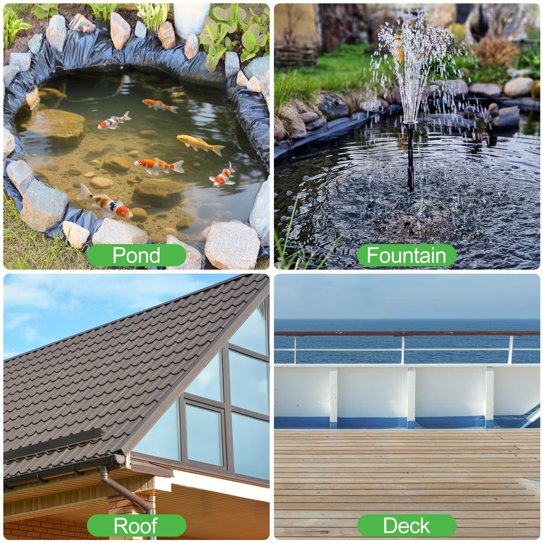 ToLanbbt pond liner patch withstands sun and rain for lasting protection