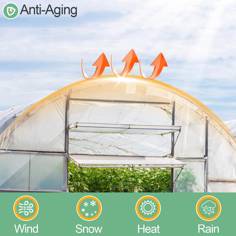 ToLanbbt easy-to-install greenhouse film ready for quick DIY setup.