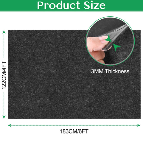 ToLanbbt felt absorption detail showing moisture control on the mat surface.