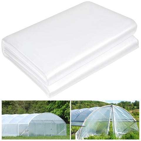 ToLanbbt greenhouse film clear 6mil for even seedling light