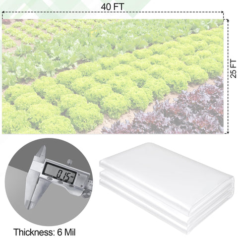 ToLanbbt 6mil heavy-duty film delivers durable protection against weather.