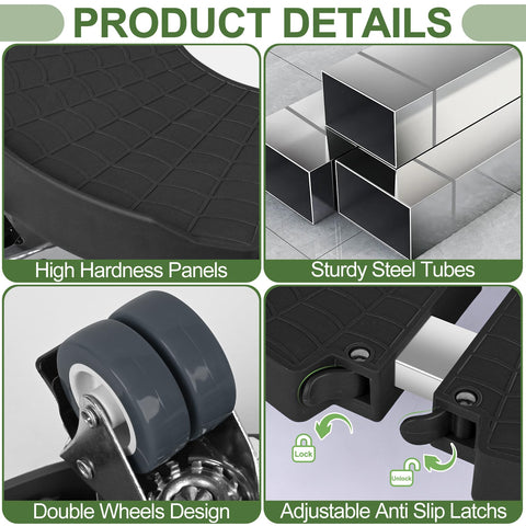 ToLanbbt heavy-duty plant dolly supports up to 440 lbs for sturdy use